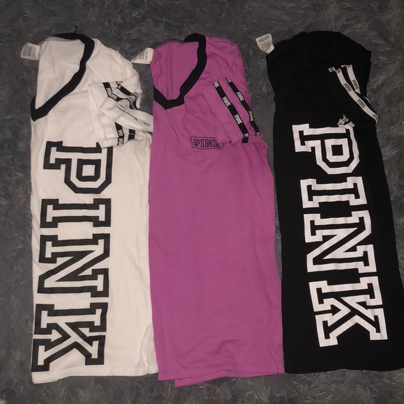PINK Victoria's Secret Tops - 3 VS PINK Tee shirts